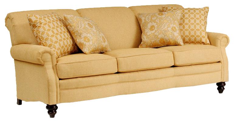 Smith Brothers 235 Traditional Sofa with Nailhead Trim and Rolled